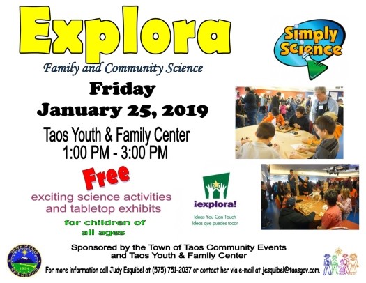 Explora Flyer 2019 website