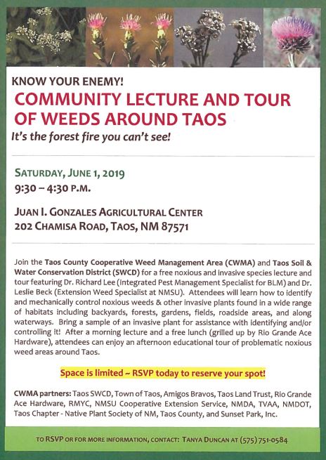 Community Lecture and Tour of Weeds Around Taos 03-29-19_A