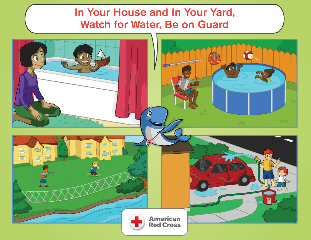 In Your House and In Your Yard, Watch for Water, Be on Guard