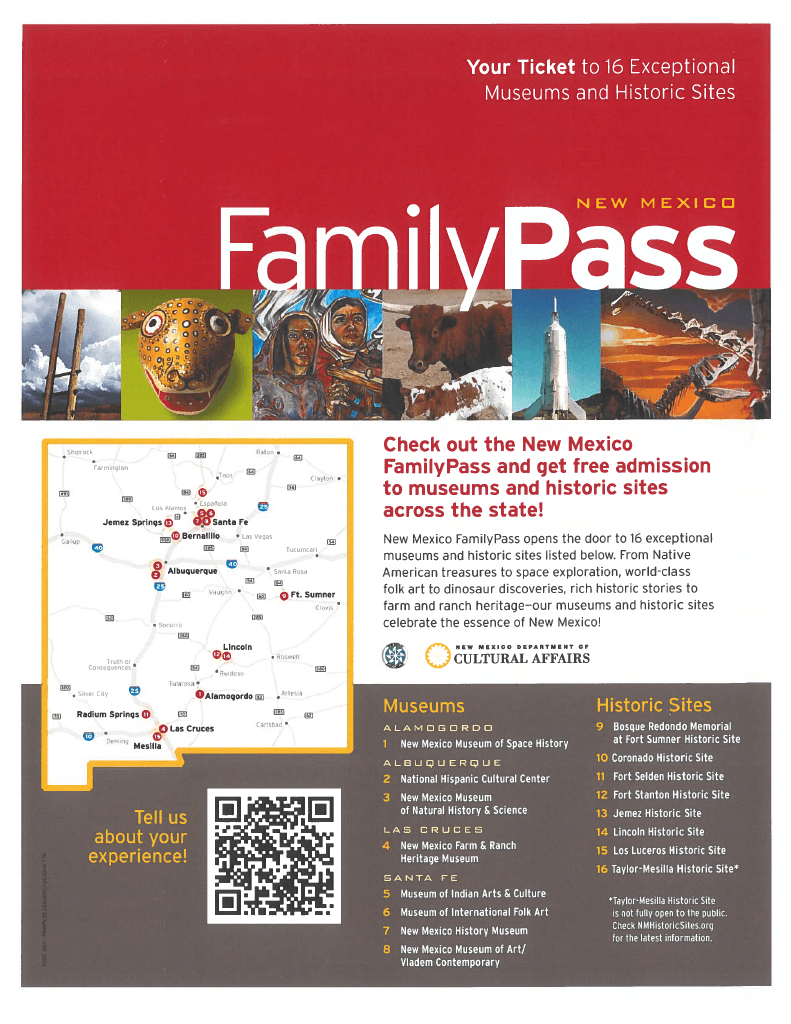NM Museum Family Pass