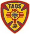 Taos Fire Department Patch